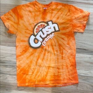 Orange Tie-Dye Short Sleeve Tee